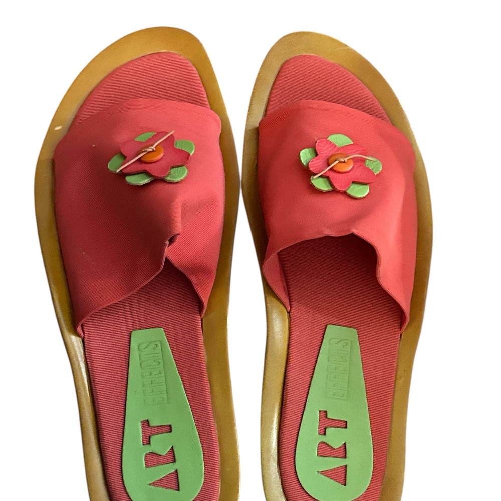 Women's Red Slide Sandals